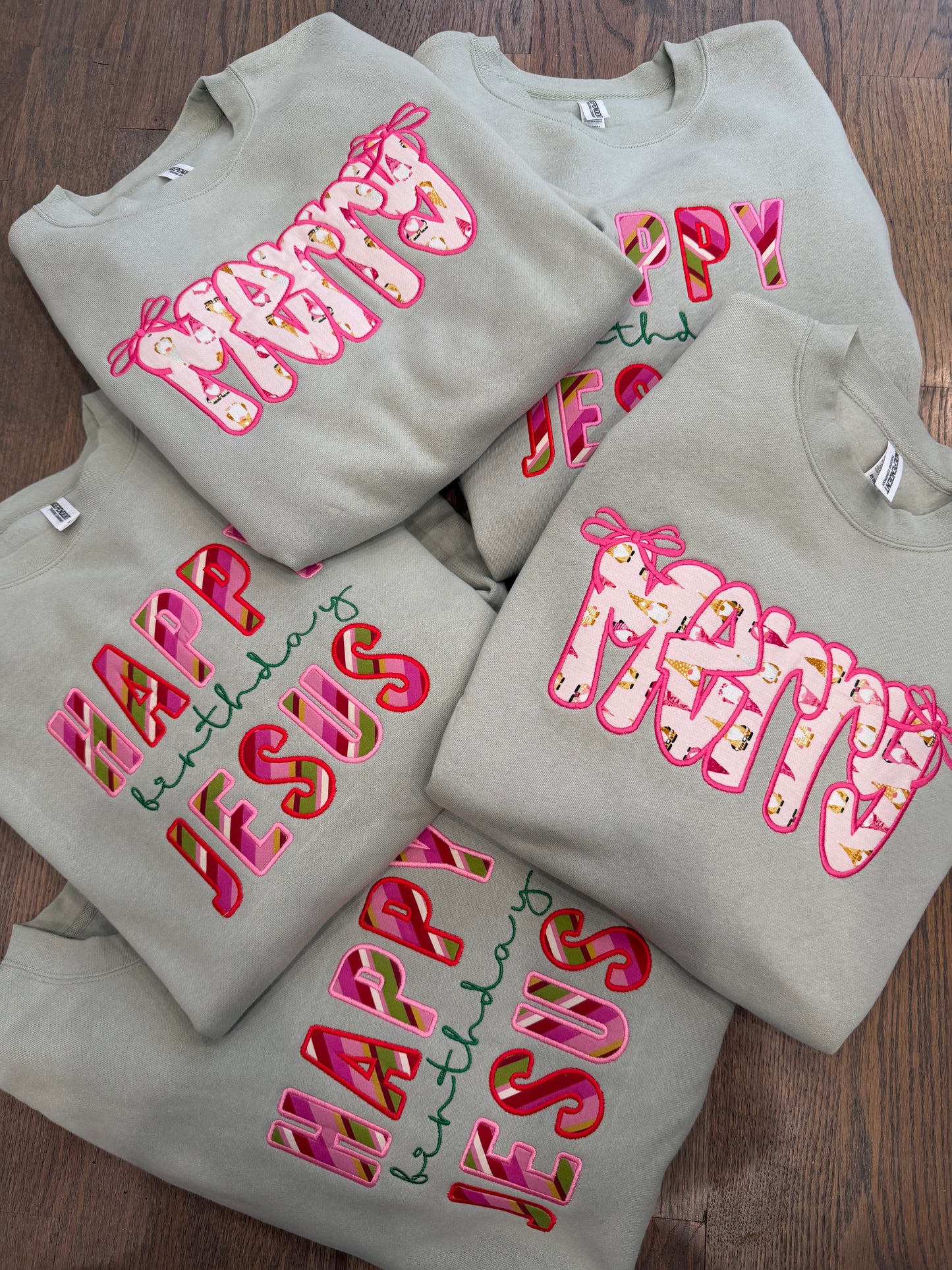 Happy Birthday Jesus Crewneck