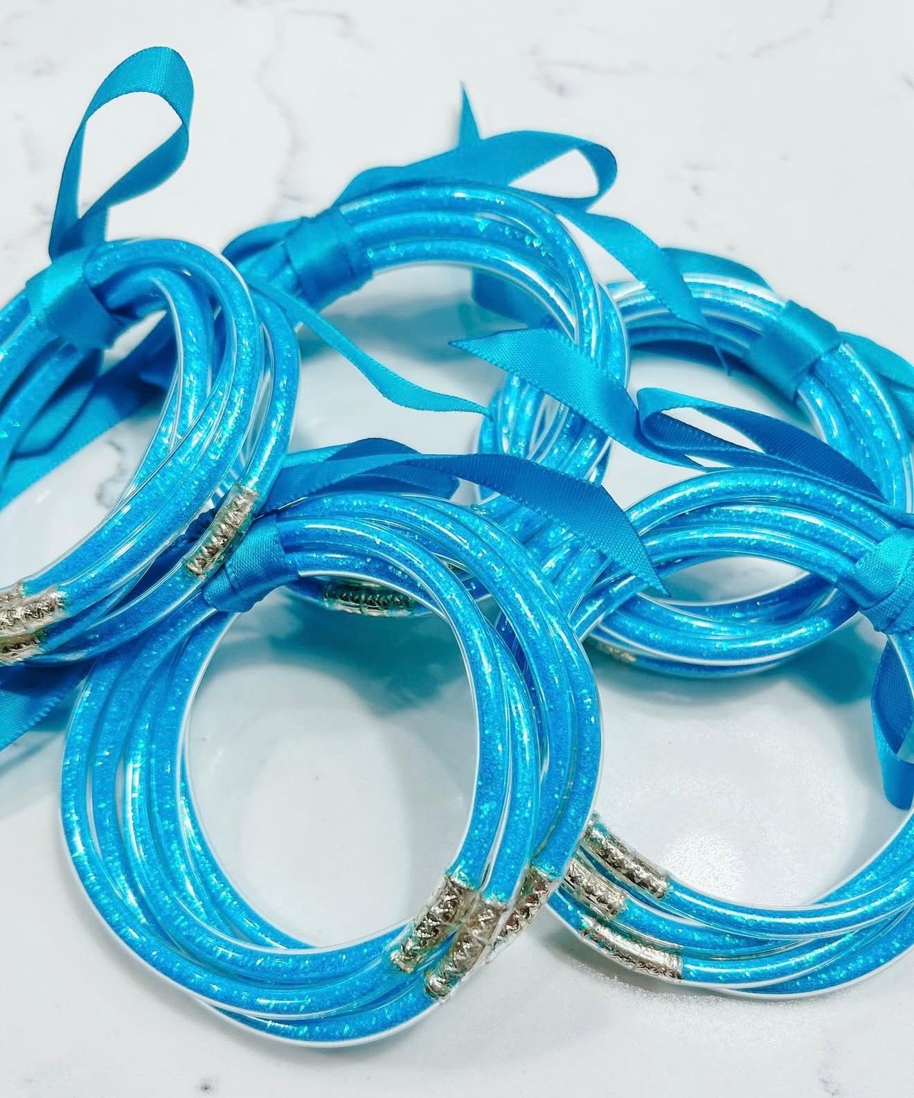 Blue Party Bangle Bracelets