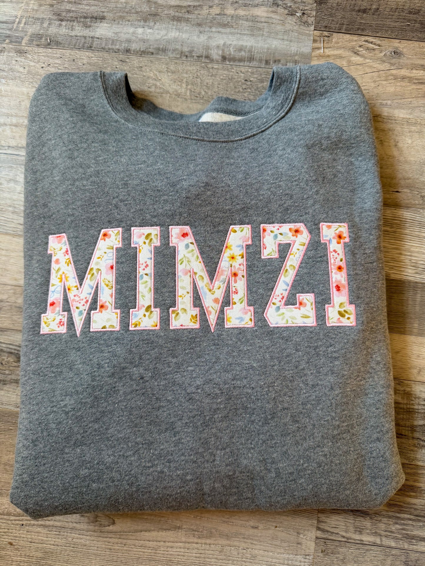 Pink Floral MIMZI Sweatshirt