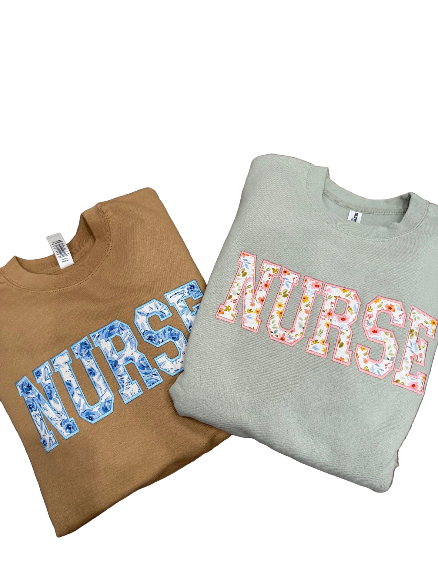 Floral Nurse Crewnecks
