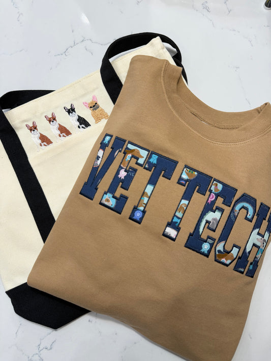 Pups Vet Tech Crewneck