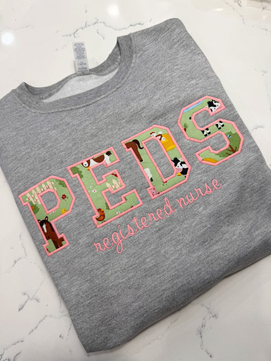 Farm PEDS Registered Nurse Sweatshirt
