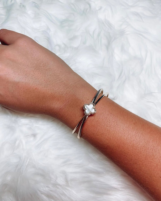 Clover Cuff Bracelet