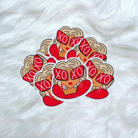 XOXO Blondie Sticker