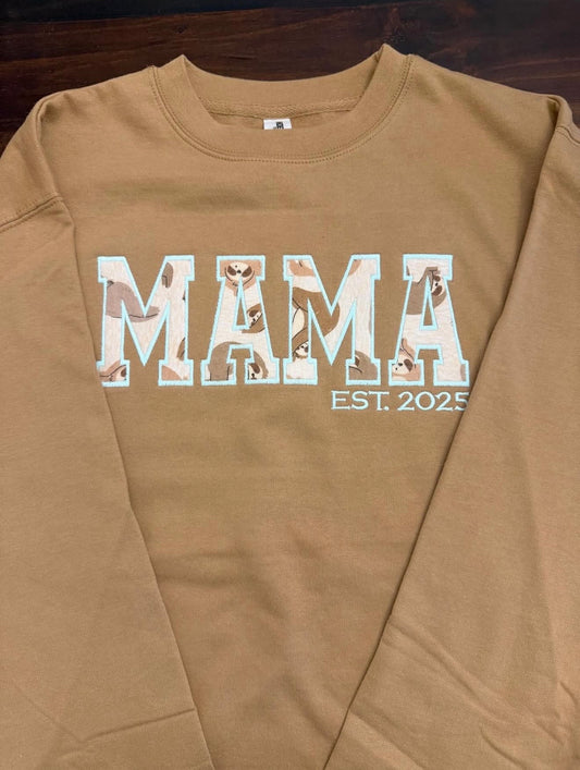 Sandstone Mama Onesie Keepsake Crewneck