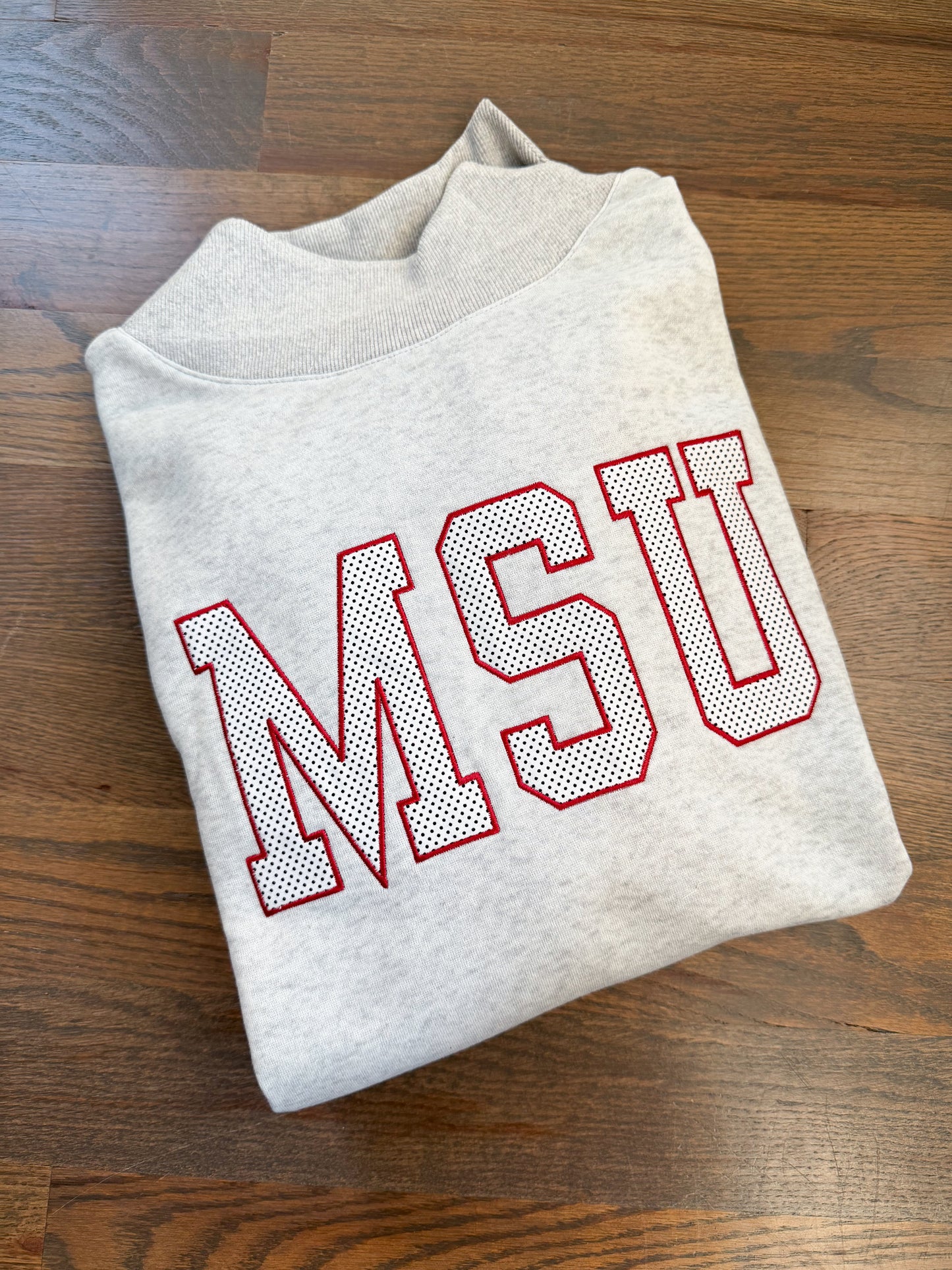 MSU Polka Mockneck