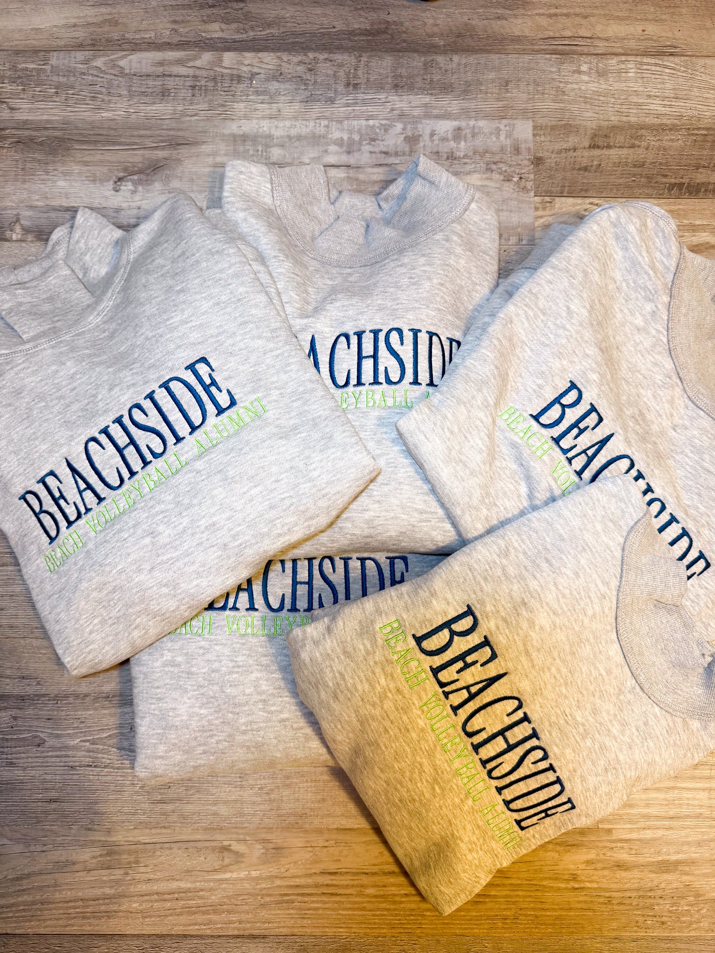 Simple Serif Custom Sweatshirt Two Thread Color