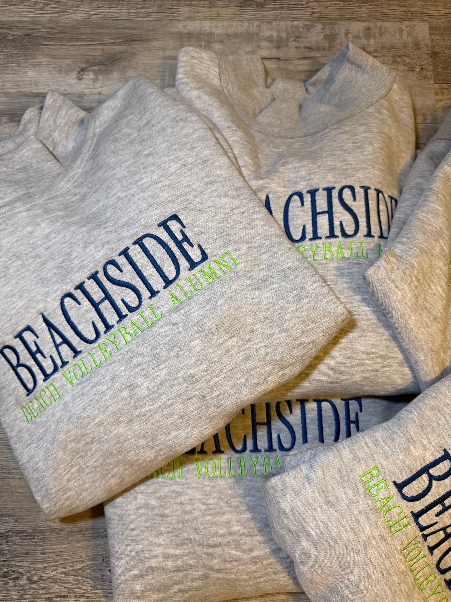 Simple Serif Custom Sweatshirt Two Thread Color