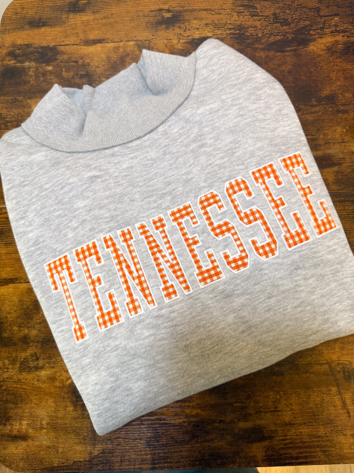 Gingham Tennessee Mockneck