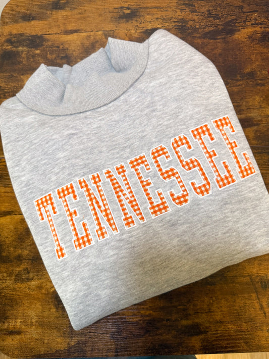 Gingham Tennessee Mockneck