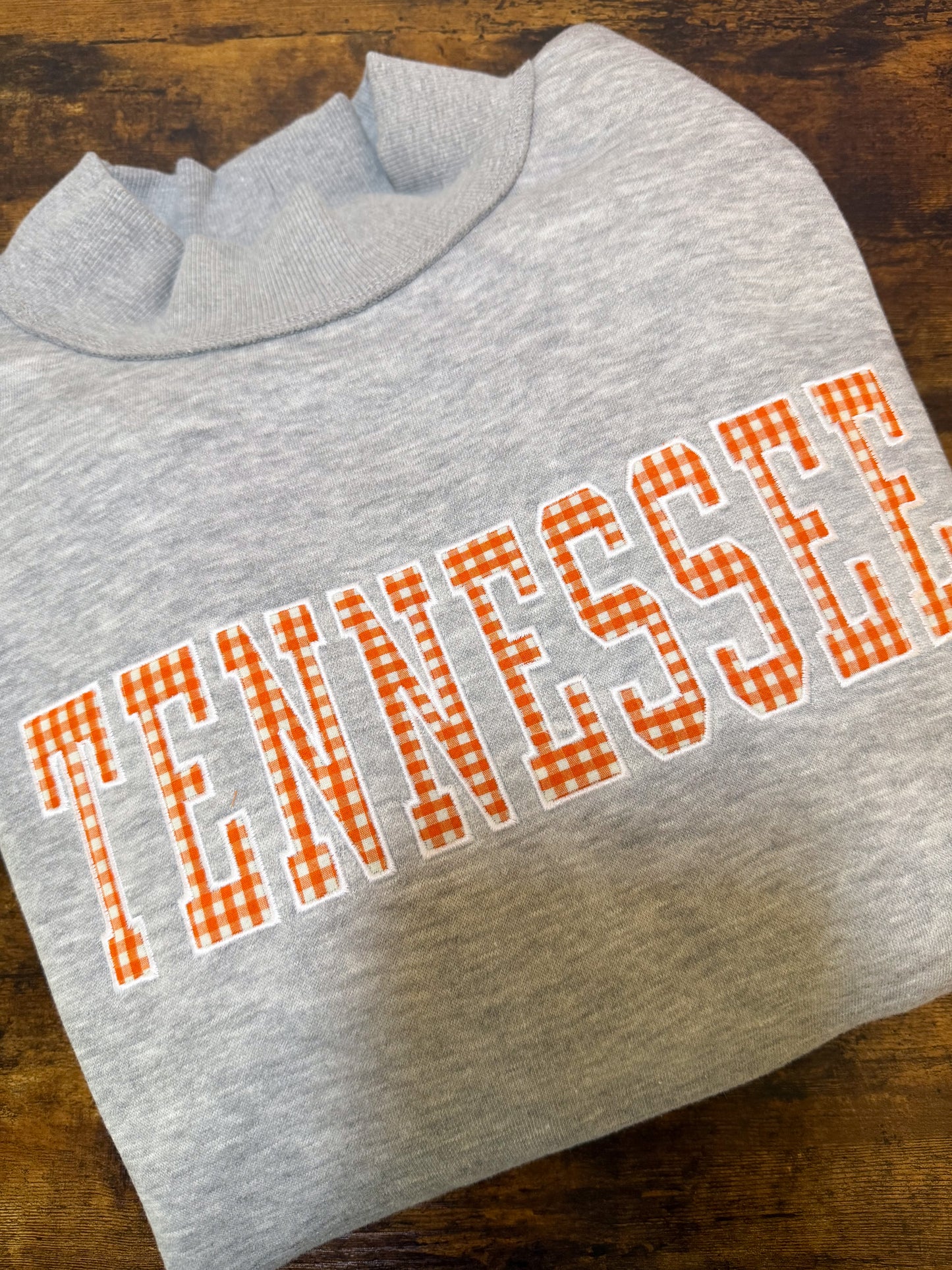 Gingham Tennessee Mockneck