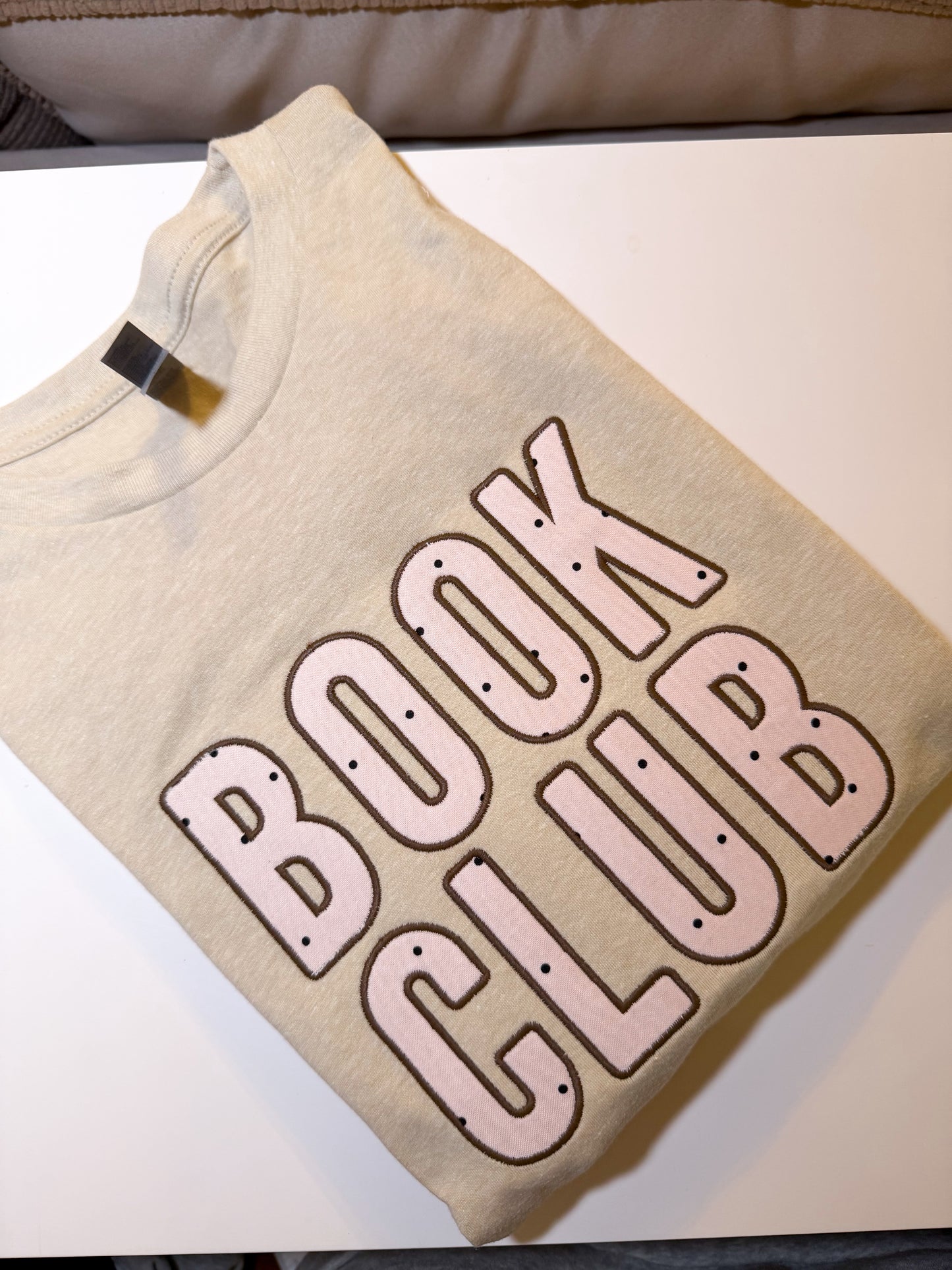 Pink Polka Book Club Tee