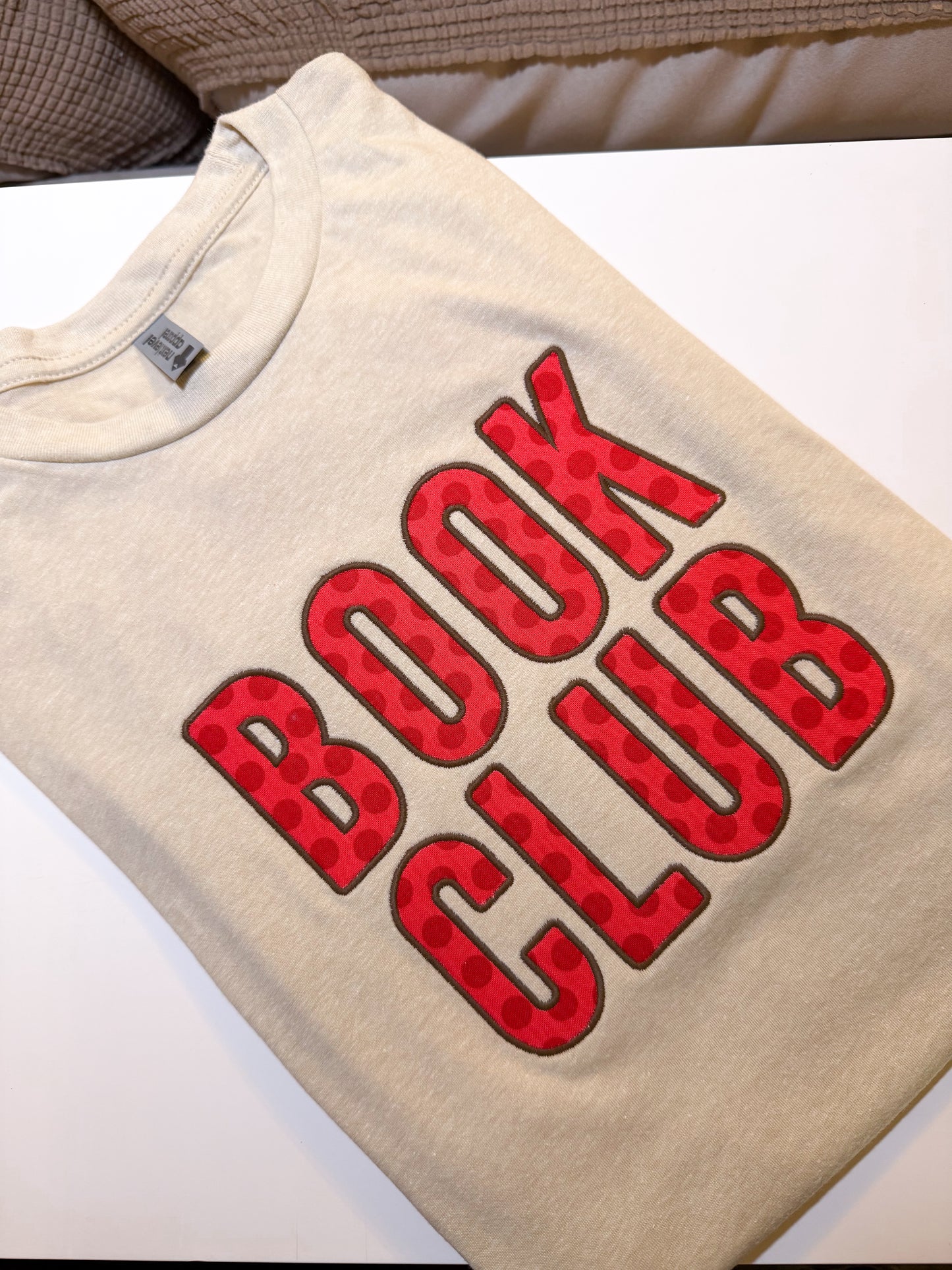 Red Polka Book Club Tee