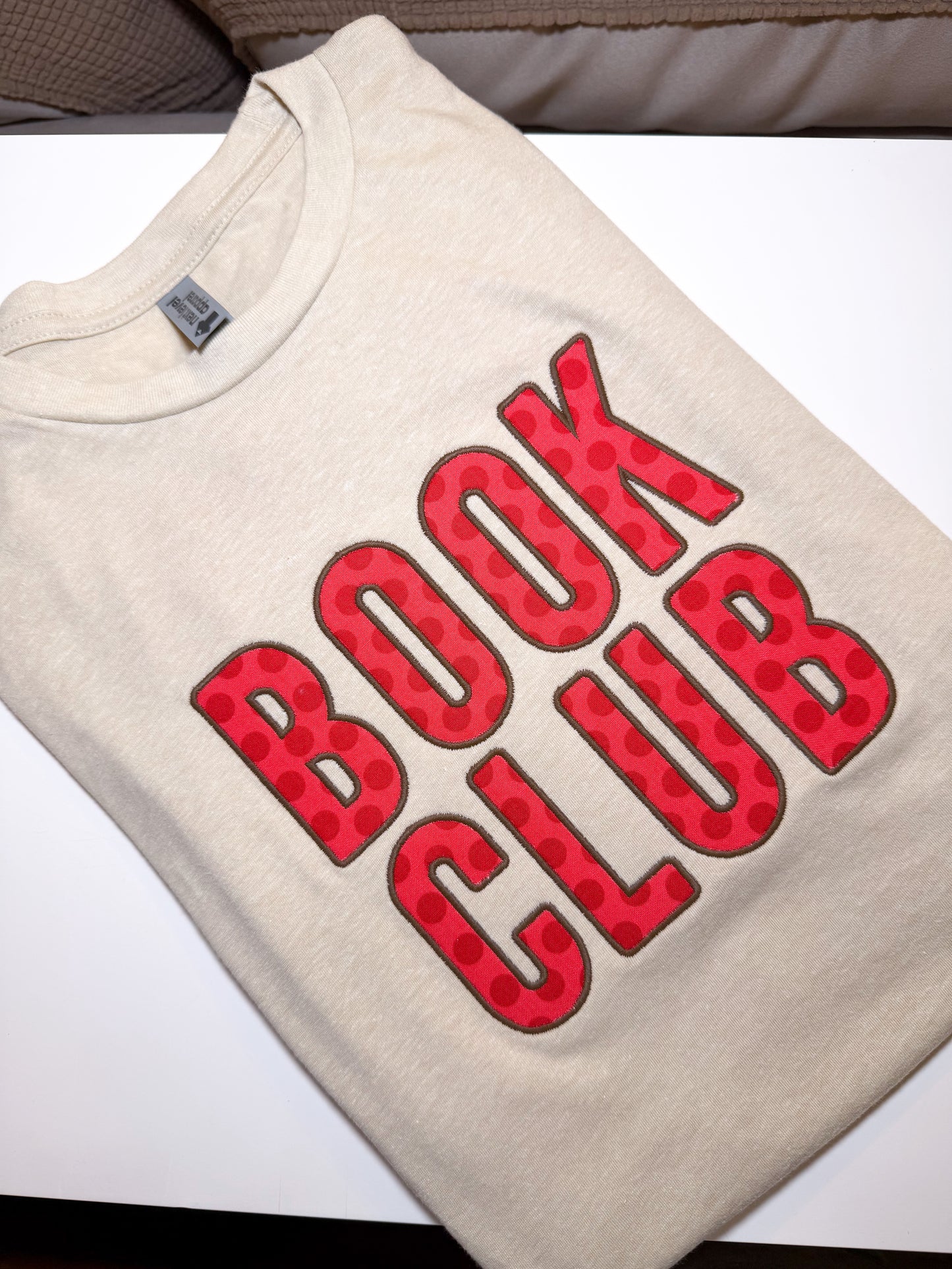 Red Polka Book Club Tee