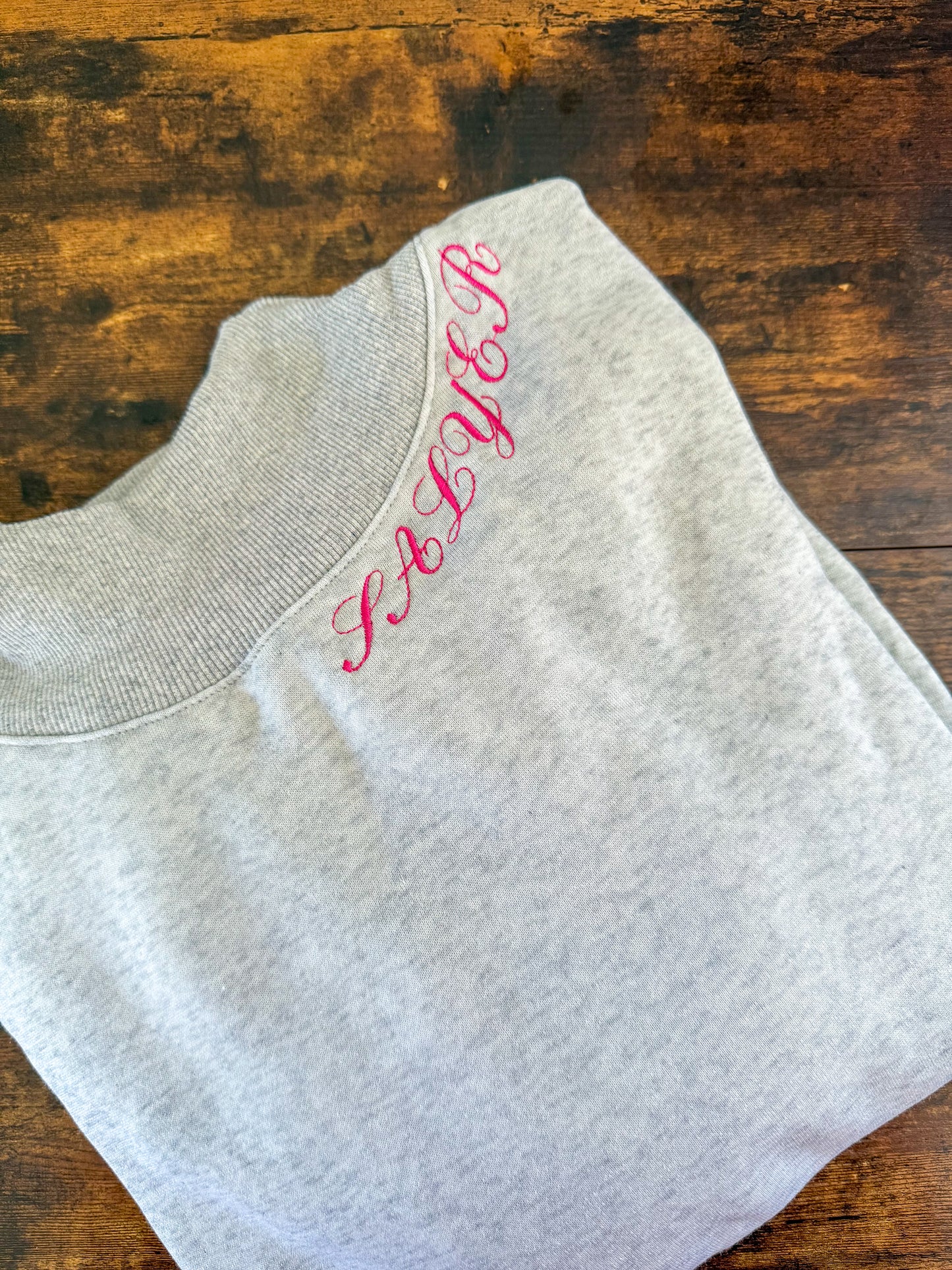 Simple Dainty Cursive Name Sweatshirt