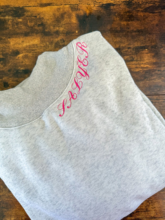Simple Dainty Cursive Name Sweatshirt