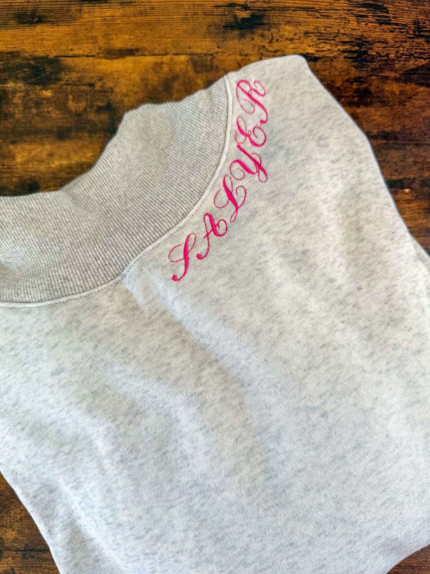Simple Dainty Cursive Name Sweatshirt