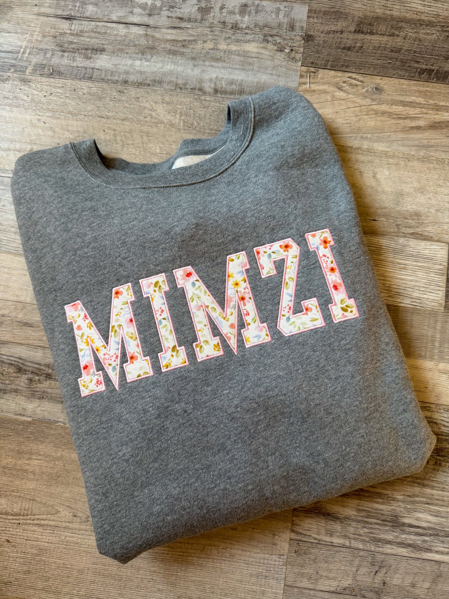 Pink Floral MIMZI Sweatshirt