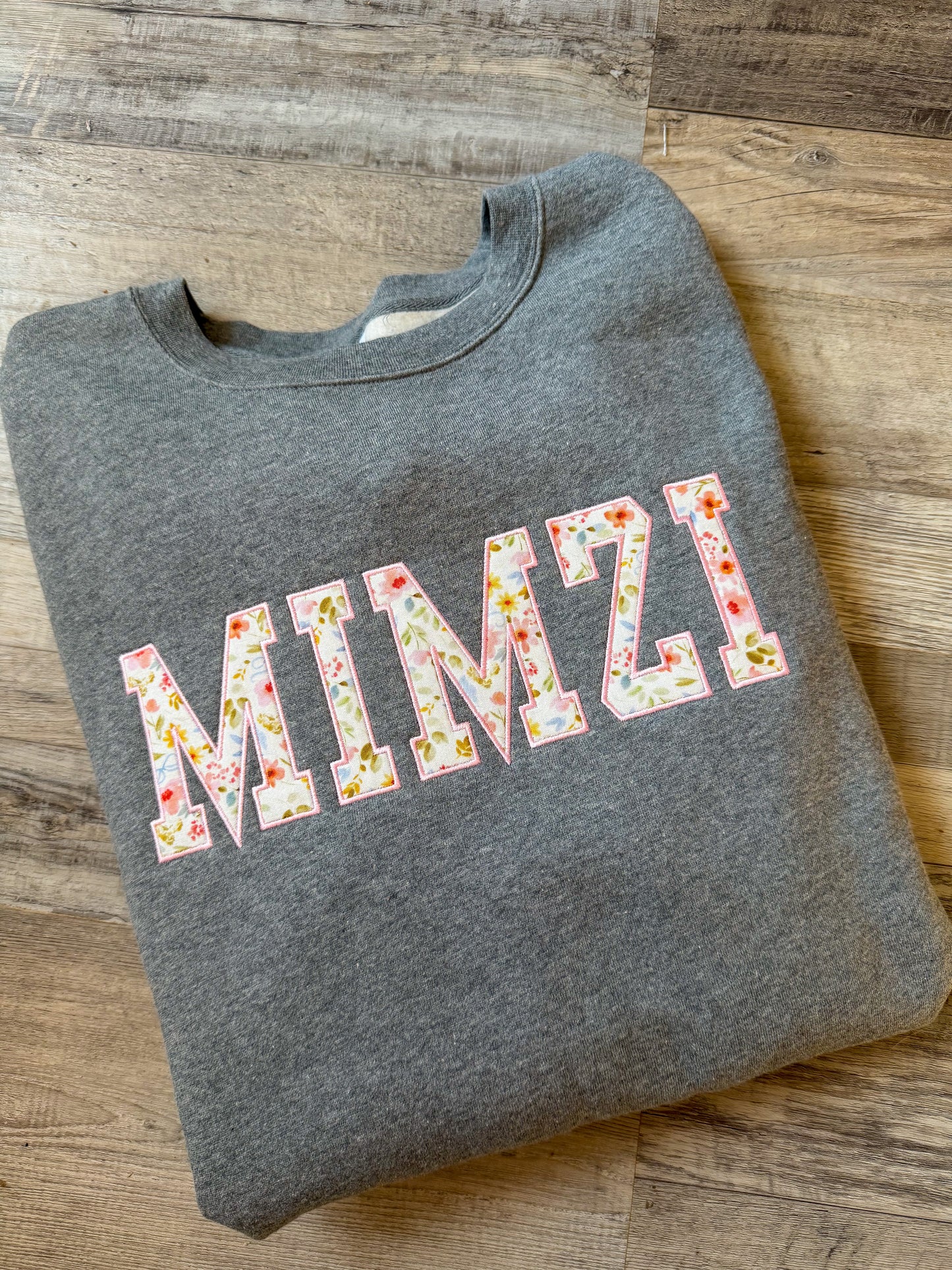 Pink Floral MIMZI Sweatshirt