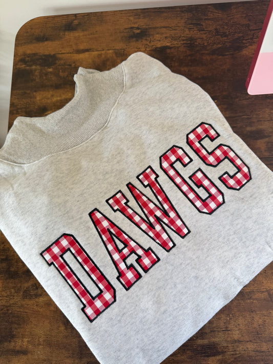 DAWGS Grey Mockneck