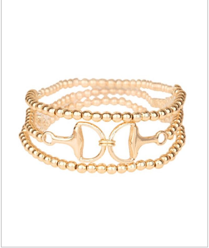 Horse Bit Bracelet Stack